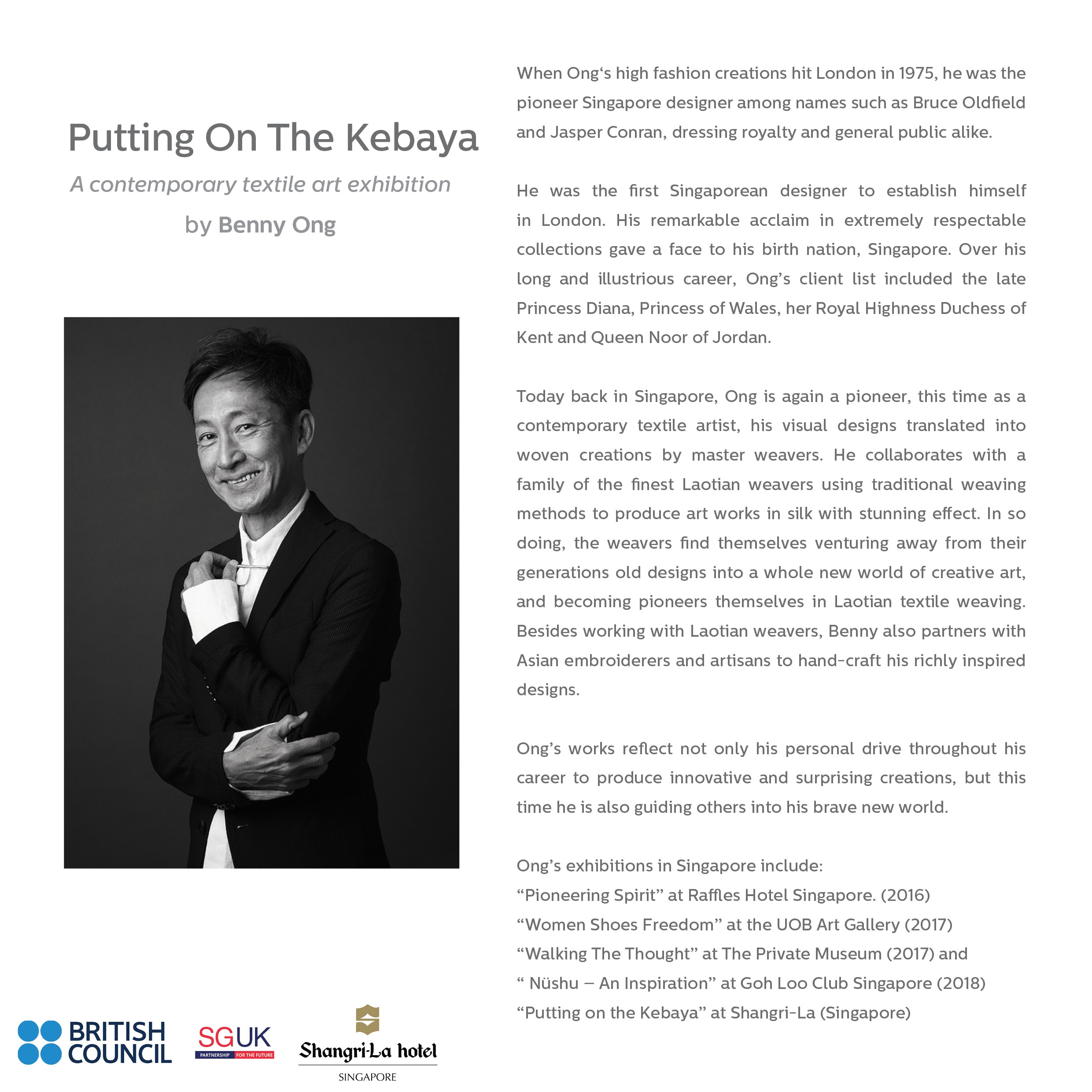 'Putting on the Kebaya' by Benny Ong | British Council Singapore